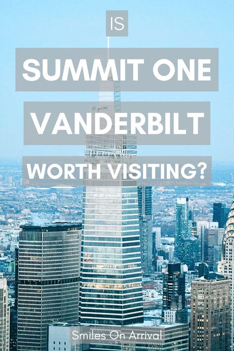 Wondering if Summit One Vanderbilt in NYC is worth visiting? This iconic New York City attraction offers stunning panoramic views, immersive art installations, and an unforgettable experience from one of the tallest observation decks in the city. Perfect for travelers, photographers, and adventure seekers looking to experience the Big Apple from new heights! The Summit Nyc, Summit One Vanderbilt, One Vanderbilt, New York City Attractions, Nyc With Kids, Trips With Kids, Iconic New York, Grand Central Station, Immersive Art