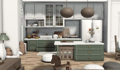 Bloxburg Breakfast Nook, Custom Bloxburg Door, Bloxburg Small Kitchen Ideas, Cottage Core Bloxburg House, Bloxburg Interior, Blocksburg Room Ideas￼, Bloxburg Houses, Bloxburg Builds, House Decorating Ideas Apartments