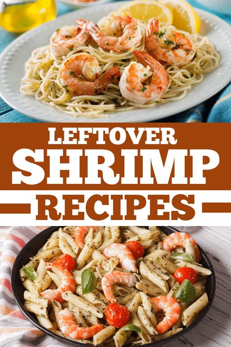 These leftover shrimp recipes are a great way to repurpose last night's seafood feast! From scampi to dip to chowder, don't let those tasty shrimp go to waste! What To Do With Leftover Cooked Shrimp, What To Do With Leftover Shrimp, Leftover Cocktail Shrimp Recipes, Leftover Shrimp Recipes Ideas, Leftover Shrimp Cocktail Recipes, Leftover Cooked Shrimp Recipes, Boiled Shrimp Leftover Recipes, Leftover Boiled Shrimp, Leftover Shrimp Recipes