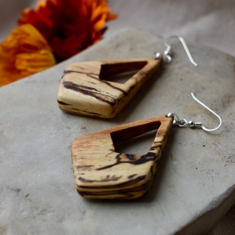 Wood And Silver Jewelry, Antler Projects, Forest Life, Wood Jewelery, Wood Resin Jewelry, Light Colored Wood, Spalted Maple, Soldering Jewelry, Wood Resin