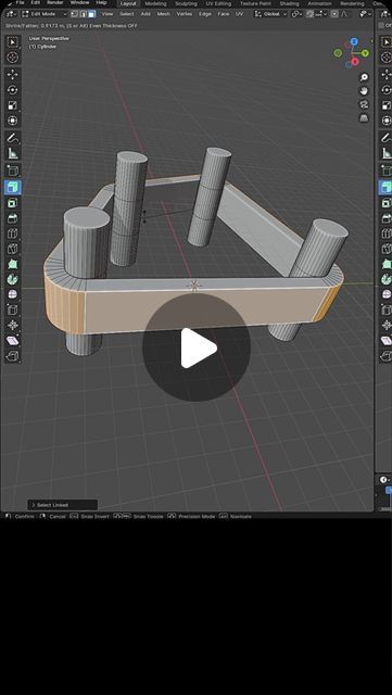 Blender Simplified on Instagram Blender Ideas 3d, 3d Topology, Blender Ideas, Digital Skills, Digital Sculpting, August 1, Blender 3d, 3 D, Lego