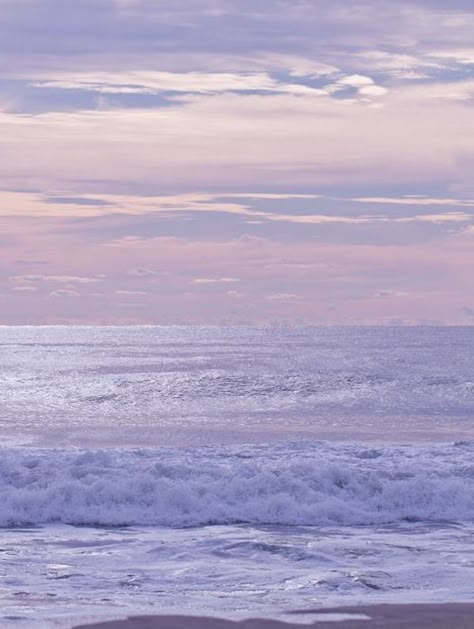 Purple Beach, Violet Aesthetic, Purple Vibe, Lavender Aesthetic, Soft Purple, Aesthetic Colors, Pastel Purple, Ocean City, Sunset Beach