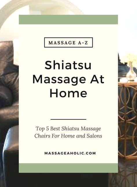 Home Massage Techniques Massage Ideas, Shiatsu Massage Chair, Shiatsu Massage Acupressure, Home Massage, Massage Chairs, Shiatsu Massage, Massage Benefits, Healing Touch, Self Massage