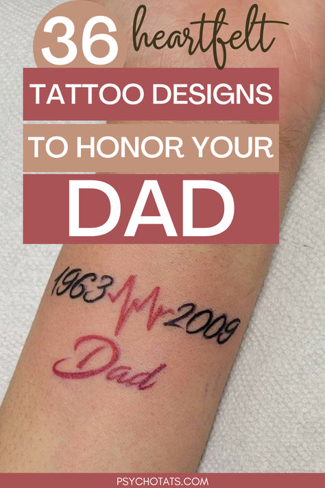 tattoos to honor dad Father Tribute Tattoo, Tatto Ideas For Dead Father, Tattoo To Honor Dad, Tattoo Tributes To Loved Ones Lost, If Love Could Have Saved You Tattoo, Dad In Heaven Tattoo, Son Memorial Tattoo For Mom, Tattoos To Honor Dad, Remembering Dad Tattoos