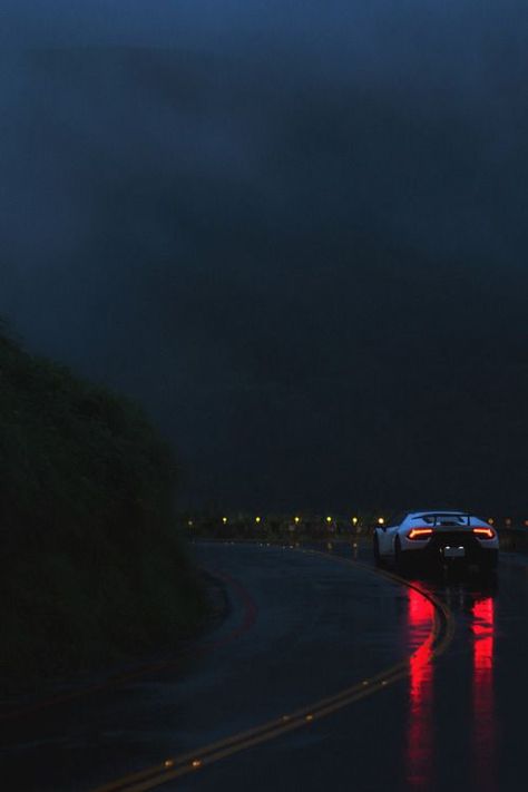 Performante by Chou Vic | Nature photography, Scenery, Landscape Light Aesthetic Wallpaper, Cars At Night, Cars Night, Speeding Car, Car Background, Car Night, Dark Clouds, Street Racing, Pretty Cars