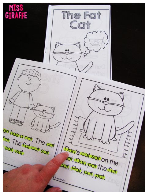 Short A Reading, Short Vowels Activities, Vowels Activities, Short A Activities, A Activities, Short Vowel Activities, The Fat Cat, Vowel Activities, Phonics Books