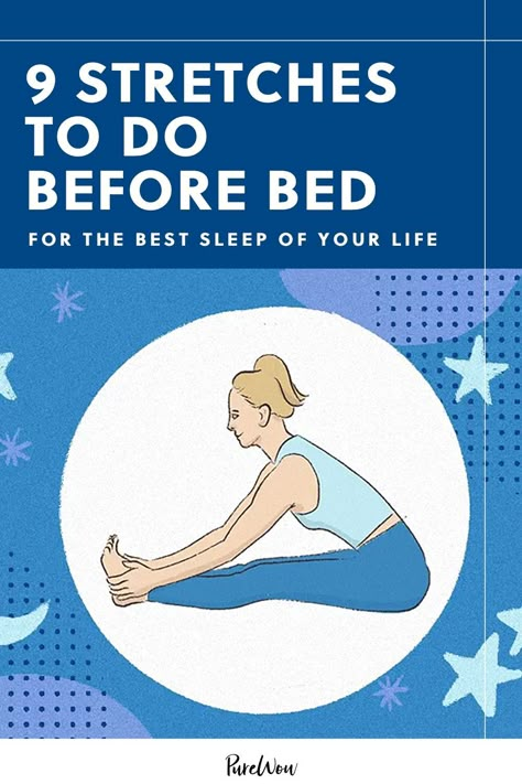 Stretches To Do Before Bed, Stretches Before Bed, Sleep Exercise, Health And Fitness Expo, Insomnia Causes, Ways To Sleep, How To Sleep Faster, Best Sleep, Sleep Health