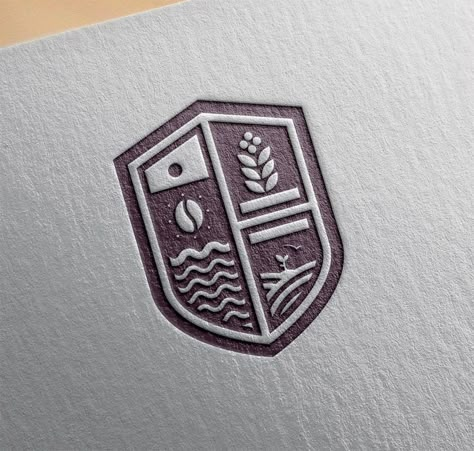 History Of Coffee, Wine Logo, Logo Shapes, Text Logo Design, City Logo, Luxury Logo Design, Crest Logo, Minimalist Luxury, University Logo