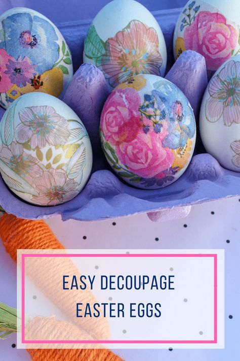 Blown Out Eggs Decoration, Easter Egg Decoupage, Hard Boiled Easter Eggs, Decoupage Easter Eggs, Easter Porch Decor, Easter Paintings, Easter Egg Art, Easter Snacks, Easter Menu