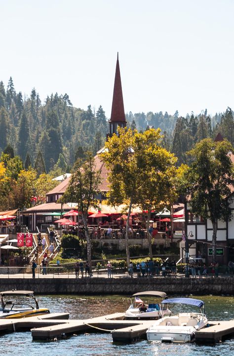 Lake Arrowhead is incredibly beautiful, utterly unwinding, and constantly inviting. But there are a few things you need to know before visiting Lake Arrowhead and enjoying its gorgeous sites. California | California Travel | Lake Arrowhead Village Lake Arrowhead Village, Lake Arrowhead California, California Getaways, Travel California, California Mountains, California Destinations, California Summer, Lake Arrowhead, Visit California