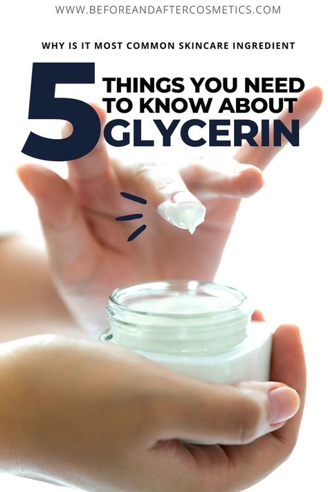 As an addition to your skincare dictionary, glycerin is a natural compound derived from vegetable oils or animal fats. This skincare ingredient is considered a humectant, a type of moisturizing agent that pulls water into the outer layer of the skin. When used in skincare, glycerin is most commonly used alongside occlusive, a moisturizing agent that works by forming a protective layer on the skin’s surface that prevents moisture loss.Check how your skin benefits from it. Vegetable Glycerin Uses, Glycerine Uses, Beauty Is Power, Concealer Contour, Crepey Skin, Make Up Tools, Oil Pulling, Make Up Tutorials, Company Values