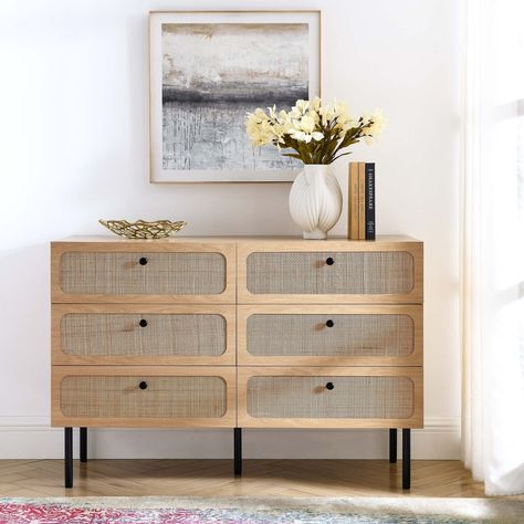 Dresser Bed, Dresser Storage, Primary Bedroom, Bedroom Furniture Dresser, Modern Dresser, 6 Drawer Dresser, Bedroom Dressers, Dressers And Chests, Furniture Outlet