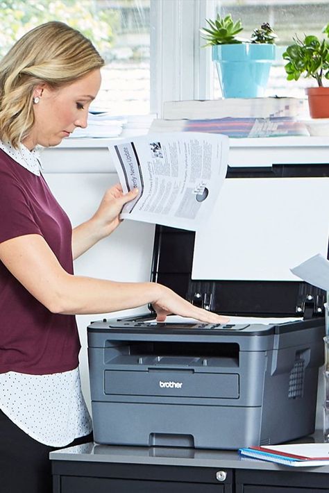 This laser printer all in one is equipped with a flatbed scan glass for convenient copying, this monochrome laser printer is engineered to scan directly from mobile devices. Small Offices, Small Printer, Best Printers, Market Value, District Of Columbia, Baltimore Md, Business Technology, Small Office, Laser Printer