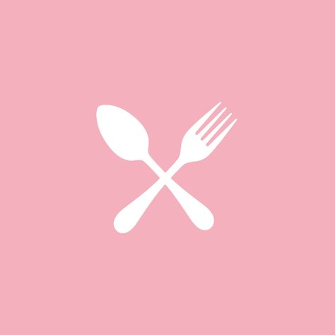 Food Pink Icon, Pink Food Icon, Phone Reset, Sweet Waffles, Pink Apps, Eat Logo, Bakery Icon, Pastel Pink Icons:), Pink Cafe