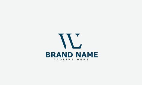 WL Logo Design Template Vector Graphic Branding Element. Wl Logo, Graphic Branding, Logo Design Template, Brand Names, Design Template, Vector Free, Logo Design, Branding, For Free