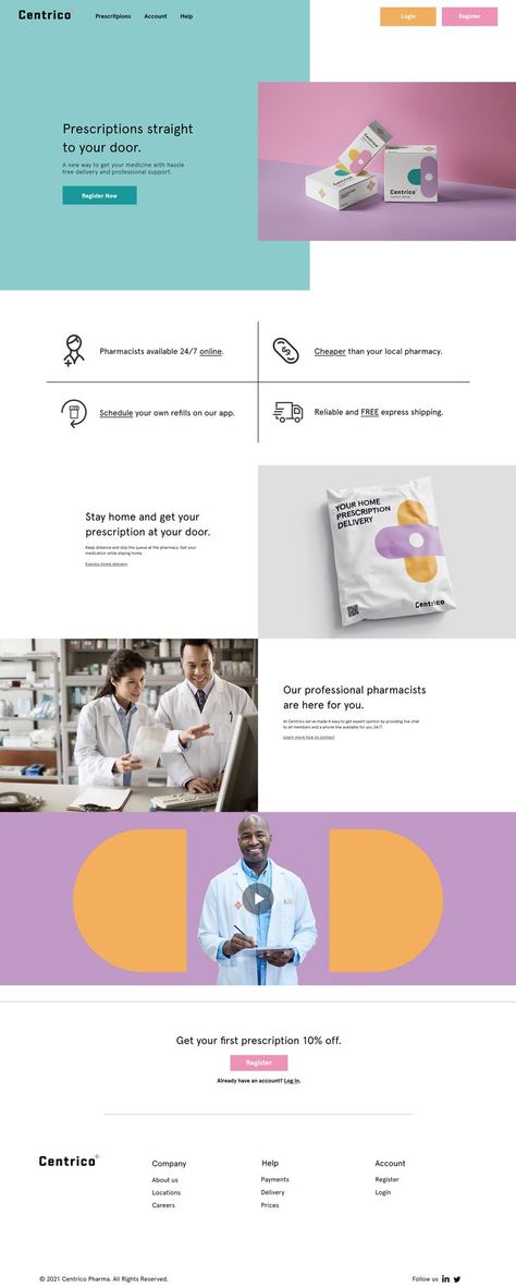 Subscription based pharmacy company that needed a new UX/UI design + branding from us. Project was launched succefully and you can see the full case on our site. Pharmaceutical Design, Pharmacy Web Design, Pharmacy Branding Design, Pharmacy Website Design, Pharmacy Branding, Health Care Website Design, Medical Website, Pharmaceutical Website Design, Healthcare Website