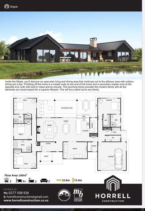 Villain Outfits, Barn Style House Plans, Outfits Female, Building Plans House, Modern Barn House, House Plan Gallery, Home Design Floor Plans, House Construction Plan, House Layout Plans