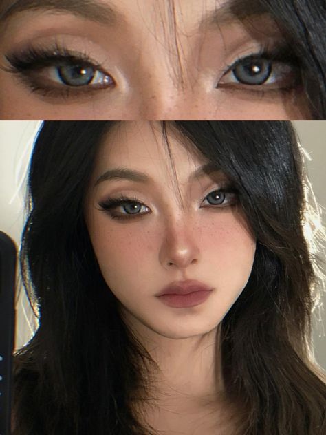 Rat Pretty Makeup, Turtle Face Type Makeup, Makeup Style For Round Face, Makeup Long Face Shape, Fish Type Face Shape Makeup, Turtle Pretty Face Type Makeup, Different Asian Eye Shapes, Mouse Pretty Face, Catlike Makeup