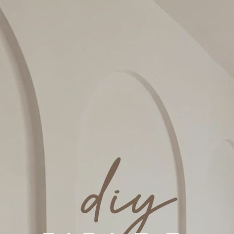 Jenna Sue • Design + DIY on Instagram: "The $200 DIY Wall Transformation 🤩 If you want to add Mediterranean sophistication to your home—these DIY wall arches are it 🤌🏼 They’re a relatively simple way to level up any wall by adding architectural interest. I’m obsessed with the curves and can’t stop using them all over this house. Catch the full tutorial with all the details and steps on my blog at jennasuedesign.com. Would you try this one at home??👇🏼" Diy Wall Arch, Arch Wall Panel, Arch Wall Design, Wall Arches, Wall Transformation, Arched Wall, Faux Walls, Jenna Sue, Arch Wall