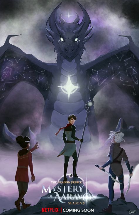 the dragon prince season 6 blood and stardust Callum And Aaravos, Star Dragon Art, Tdp Season 6, The Dragon Prince Rayllum, The Dragon Prince Season 6, Dragon Prince Art, The Dragon Prince Wallpaper, Dragon Prince Wallpaper, Mystery Of Aaravos