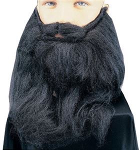 Long Black Beard 14in - 356183 | trendyhalloween.com Wise Man Costume, 91st Birthday, Moustache Party, The Horned God, Horned God, Wizard Costume, Black Beard, Long Beard, Easy Halloween Costume