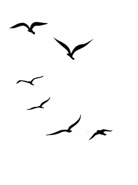 Bird Tattoo Silhouette, Flying Birds Drawing, Birds Flying Silhouette, Tuesday Tattoo, Flying Bird Drawing, Bird Silhouette Tattoos, Flying Bird Tattoo, Tattoo Inspiration Men, Bird Tattoo