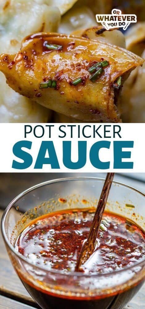 Asian Vinegar Sauce, Pot Sticker Sauce, Sauce For Dumplings, Potsticker Sauce, Bussin Food, Asian Dipping Sauce Recipes, Chinese Sauce, Potstickers Recipe, Dumpling Recipes