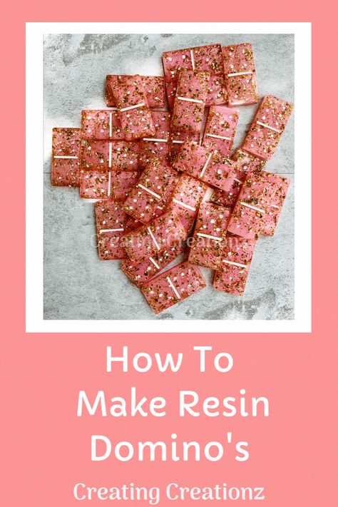 Making Dominoes With Resin, Epoxy Resin Dominos, How To Make Resin Dominoes, Diy Dominoes With Resin, Resin Dominoes Diy, Resin Dominos, Resin Dominoes Ideas, Resin Dominoes, Personalized Dominoes