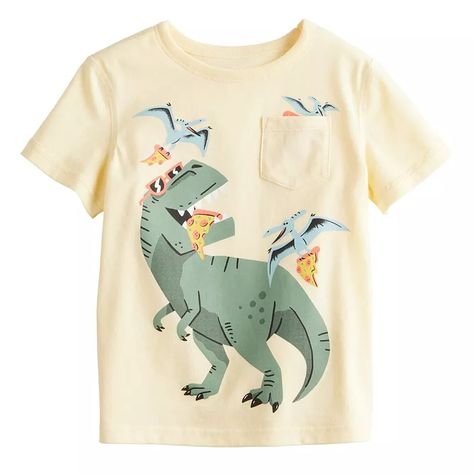 Jumping Beans Dino Tee, Cool Kids Clothes, Spring Baby, Jumping Beans, Kids Prints, Toddler Sizes, Pocket Tee, Childrens Place, Shorts With Pockets