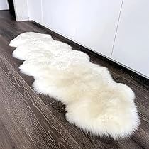 Faux Sheepskin Rug, Skin Rugs, Play Rug, Faux Fur Rug, White Carpet, Fluffy Rug, Sheepskin Rug, Dog Mat, Chair Cover