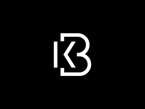 KB symbol by Filip Lichtneker Kb Logo, Bk Logo, Kc Logo, Logo B, K Logo, K Logos, Initials Logo Design, Initial Logo, B Logo