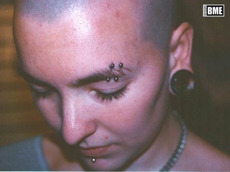 Multiple Eyebrow Piercing, Eyebrow Piercing Placement, Double Vertical Eyebrow Piercing, Double Brow Piercing, Double Eyebrow Piercing One Side, Eyebrow Piercing Thick Eyebrows, Center Brow Piercing, Double Center Eyebrow Piercing, Double Eyebrow Piercing