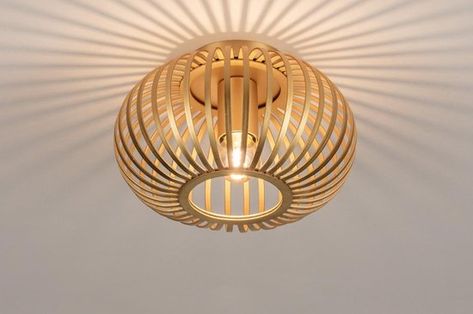 Lumidora Plafondlamp 74494 - E27 - Goud - Messing - ⌀ 24 cm. Een authentieke schoonheid! Sfeervol, robuust en vol karakter. Deze plafondlamp is gemaakt... Electrical Supplies, Modern Retro, Edison Light Bulbs, Led Lamp, Light Bulb, Mood Board, Pendant Light, Wall Lights, Electricity