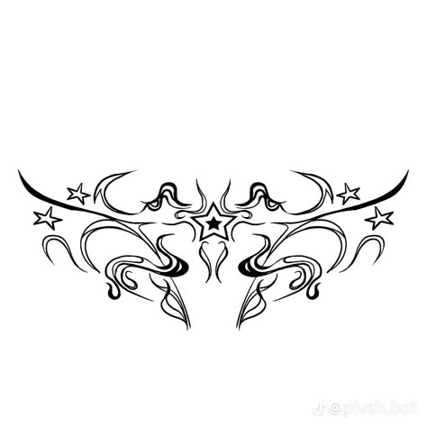 design by plvshbot on tt Womb Tattoo, Arte Hippy, Simple Tattoos For Women, Sharpie Tattoos, Flash Tattoo Designs, Stomach Tattoos, Stylist Tattoos, Tattoo Style Drawings, Small Hand Tattoos