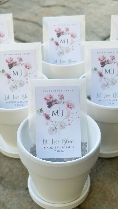 Custom Wildflower Seed Packet Wedding Favor for Guest Bulk Wildflower Wedding Seed Favor for Wedding Personalized Favor Let Love Grow Seed - Etsy Garden Theme Birthday, Wedding Seed Packet Favors, Wildflower Seed Favors, Wildflower Favors, Rustic Bridal Shower Favors, Summer Wedding Favors, Seed Packets Favors, Seed Favors, Bulk Wedding Favors