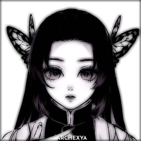 Kanae Manga Icon, Demon Slayer Kanae, Kanae Pfp, Kanae Kocho Manga Art, Anime Island, Demon Slayer Pfp, Kanae Kocho, Butterfly Sisters, King Anime