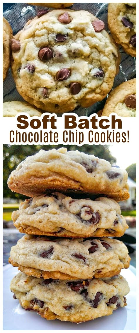 Kitchenaid Chocolate Chip Cookies, Soft Batch Chocolate Chip Cookies, Soft Batch Cookies, Chocolatechip Cookies, Soft Batch, Cookie Deserts, Smore Recipes, Organic Cookies, Best Chocolate Chip Cookies Recipe