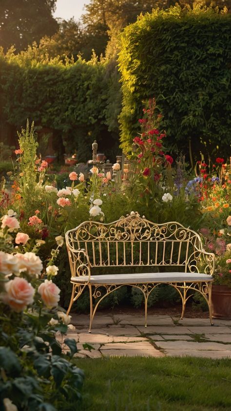 Embrace the elegance of Victorian summer aesthetics with these garden background images. These backgrounds feature classic floral gardens and timeless beauty, perfect for adding a regal and nostalgic touch to your screens. Victorian Garden Ideas, Garden Background, Summer Aesthetics, Victorian Garden, Elegant Garden, Floral Garden, Summer Aesthetic, Timeless Beauty, American Girl