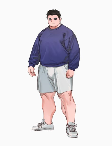 Chubby Anime Guy, Male Drawing Poses, Anime Guy Drawing, Male Drawing, Anime Guy, Guy Drawing, Drawing Poses, On Twitter, Twitter