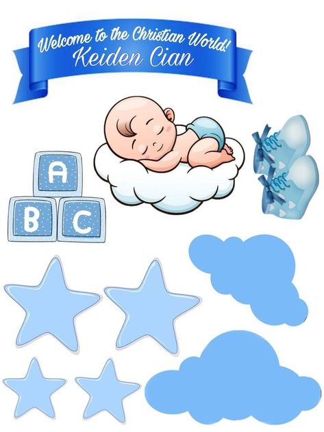 Christening Cake Topper Boy, Christian Cake Topper, Boys Nursery Wallpaper, Baby Boy Christening Cake, Baby Boys Nursery, Cake Printable, Baby Boy Scrapbook Layouts, Christening Cake Boy, Baby Boy Cake Topper