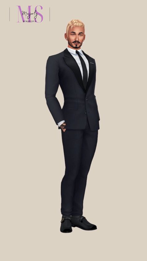 Mini Sim Style Lookbook of Thorne Bailey. CC linked on my tumblr❤️ Tux Sims 4 Cc, Sims 4 Wedding Clothes Men, Sims 4 Male Tuxedo Cc, Sims 4 Cc Suits Men Maxis Match, Sims 4 Male Wedding Cc, Sims 4 Cc Men Formal, Sims 4 Male Suit Maxis Match, Sims 4 Cc Formal Male Clothes, Suit Cc Sims 4 Male