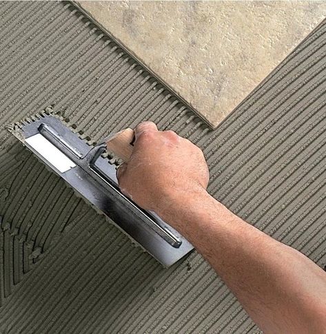 Understanding tile mortars and adhesives, their properties and limitations, will help insure the success of your tiling project. Mapei Grout Colors, Tile Adhesive, Construction Diy, Tile Stores, Heated Floors, Stone Tile, Adhesive Tiles, Bathroom Floor Tiles, Kitchen Tiles Backsplash