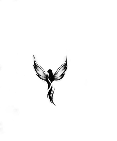 Polyphia Tattoo, Phoenix Small Tattoo, Small Phoenix Tattoos Simple, Phoenix Neck Tattoo, Small Back Of Neck Tattoo, Chic Tattoos For Women, Tiny Phoenix Tattoo, Hand Tattoo Designs Men, Phoenix Tattoo Sketch