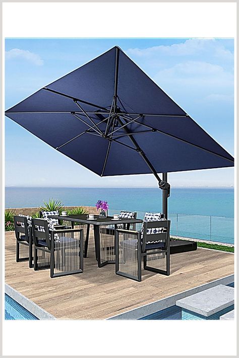 Patio Umbrellas - Realize how clever consumers are really facing without drowning in all the products available. Click and find out IMMEDIATELY! Cafe Umbrella, Best Patio Umbrella, Modern Coffee Shop, Poolside Lounge, Umbrella Outdoor, Garden Store, Pergola Plans, Market Umbrella, Backyard Bbq