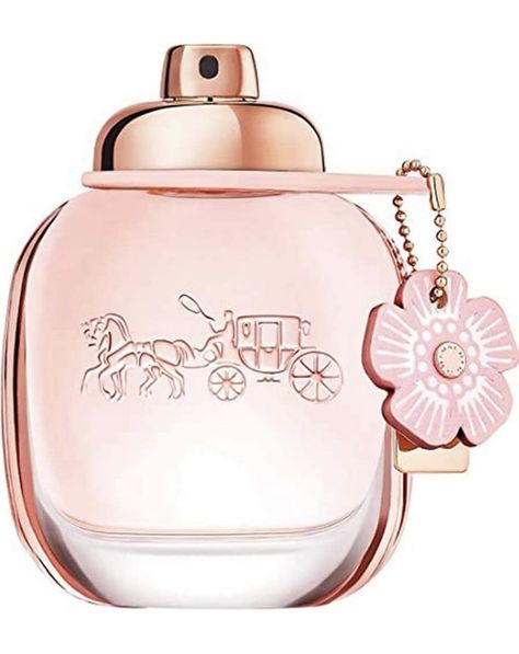 Coach Perfume, Pineapple Sorbet, Perfume Versace, Floral Perfume, Coach Floral, Bag Illustration, Perfume Floral, Pink Perfume, Beautiful Perfume