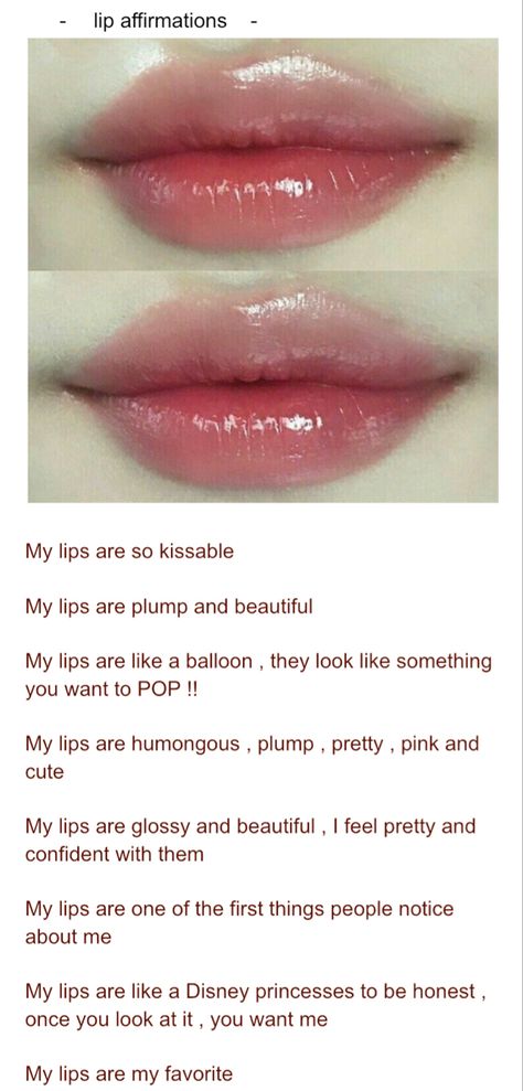 Bigger Lips Affirmations, Pink Lips Affirmations, V Shaped Face Affirmations, Lip Subliminal Results, Slim Nose Affirmations, Lip Affirmations, Big Lips Affirmations, Beauty Subliminal Affirmations, Clear Skin Subliminal Results