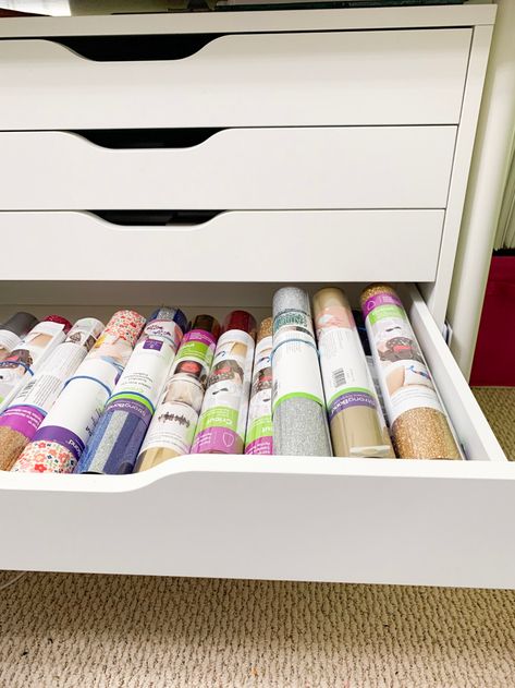 How to Organize Craft Vinyl Rolls — Nally Studios