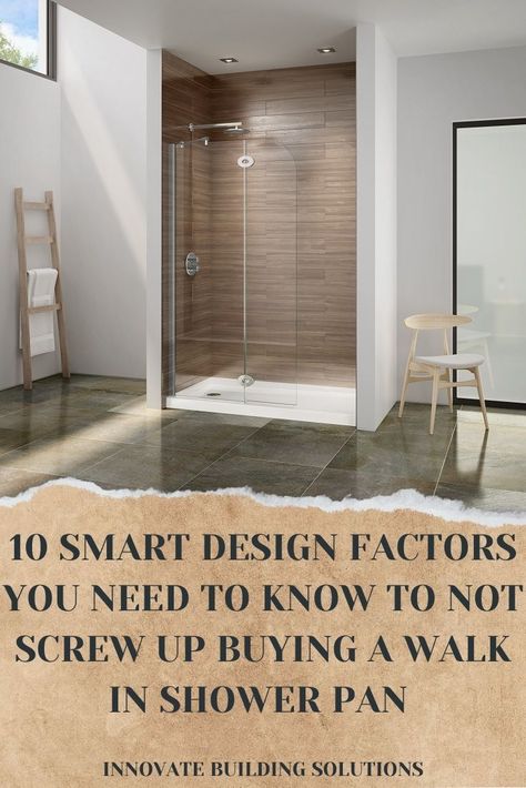 How to Choose a Walk in Shower Pan or Base– Innovate Building Solutions - Innovate Building Solutions Blog - Home Remodeling, Design Ideas & Advice Waterproof Shower Wall Panels, Glass Block Shower Wall, Granite Shower, Glass Block Shower, Shower Pan Tile, Tub To Shower Conversion, Fiberglass Shower, Shower Wall Panels, Shower Pan