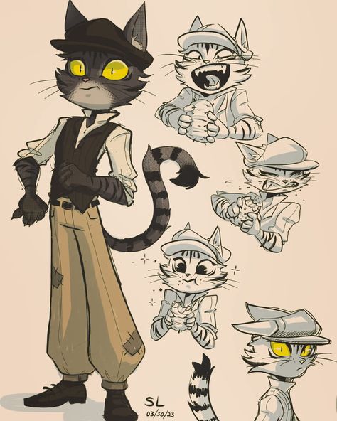 Lackadaisy Aesthetic, Lackadaisy Oc Base, Lackadaisy Pfp, Lackadaisy Oc, Anthro Cat, Cat Character, Character Design Animation, Animal Sketches, Cat Painting