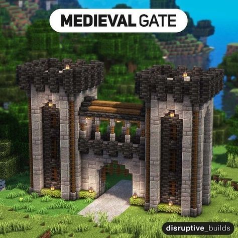 Minecraft House Inside Wall Designs, Minecraft Deep Slate Castle, Castle Wall Minecraft, Deep Slate House Minecraft, Minecraft Castle Entrance, Minecraft Graveyard, Minecraft Castle Walls, Minecraft Medieval Village, Minecraft Wall Designs